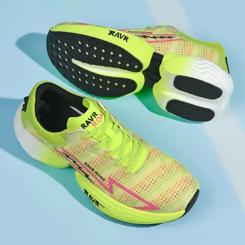 Supercritical E-TPU Marathon Running Shoes Light Comfy Sports Jogging Mesh Breathable Sneakers Outdoor Athletic Training Shoes