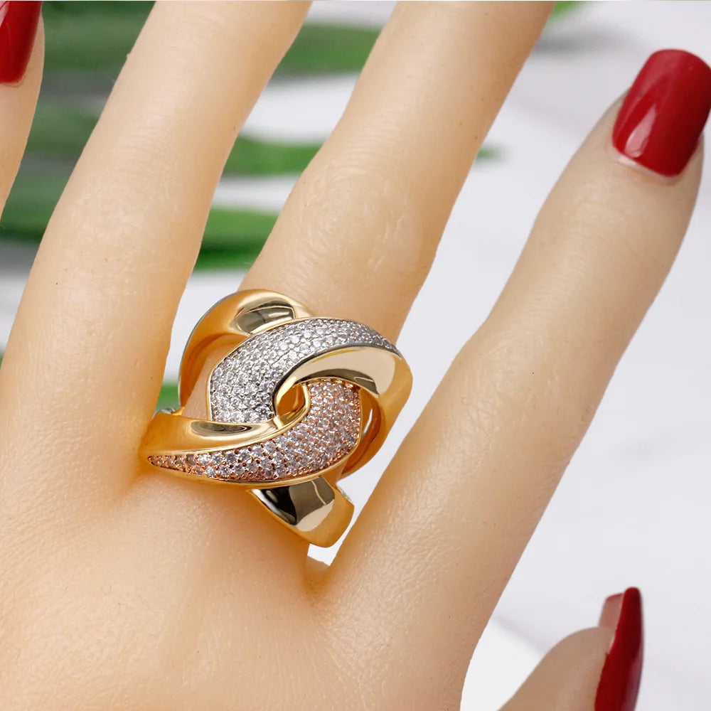 Bride Talk Frosted Finger Ring Cross Line Cubic Zirconia Steel Emery Women Fashion Ring Pretty Bridal Jewelry Accessories