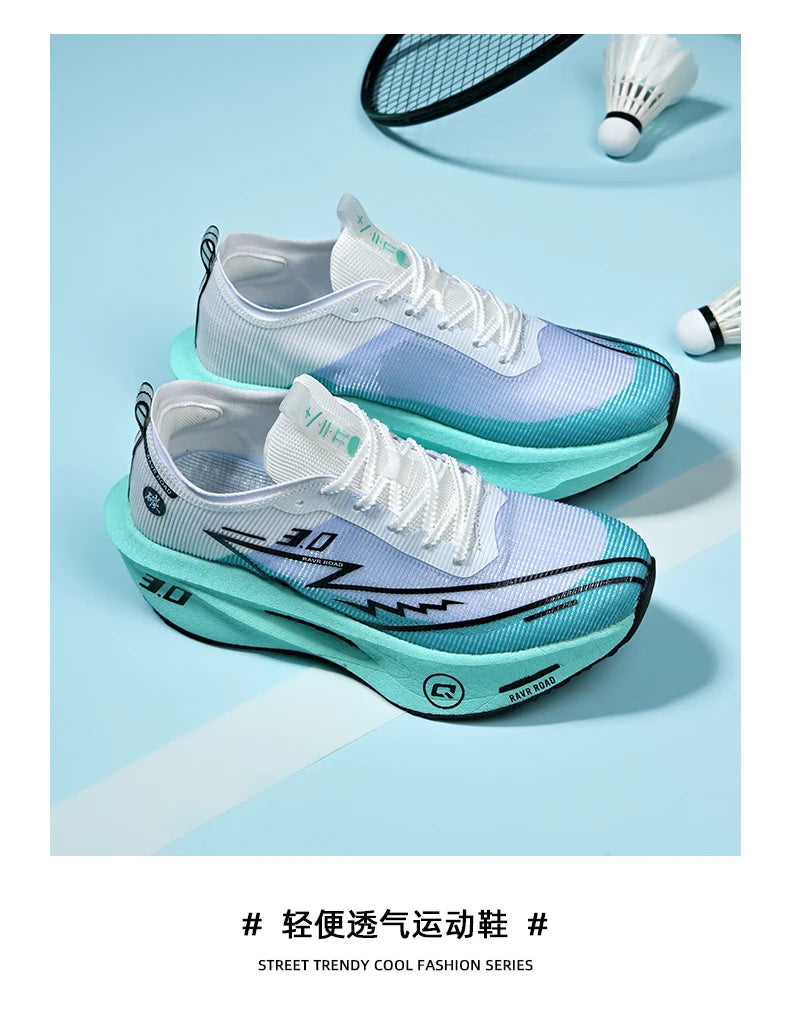 Running Shoes Speciality Carbon Board Marathon Men Sports Breathable Lightweight Women's Comfortable Athletic Nonskid Sneakers