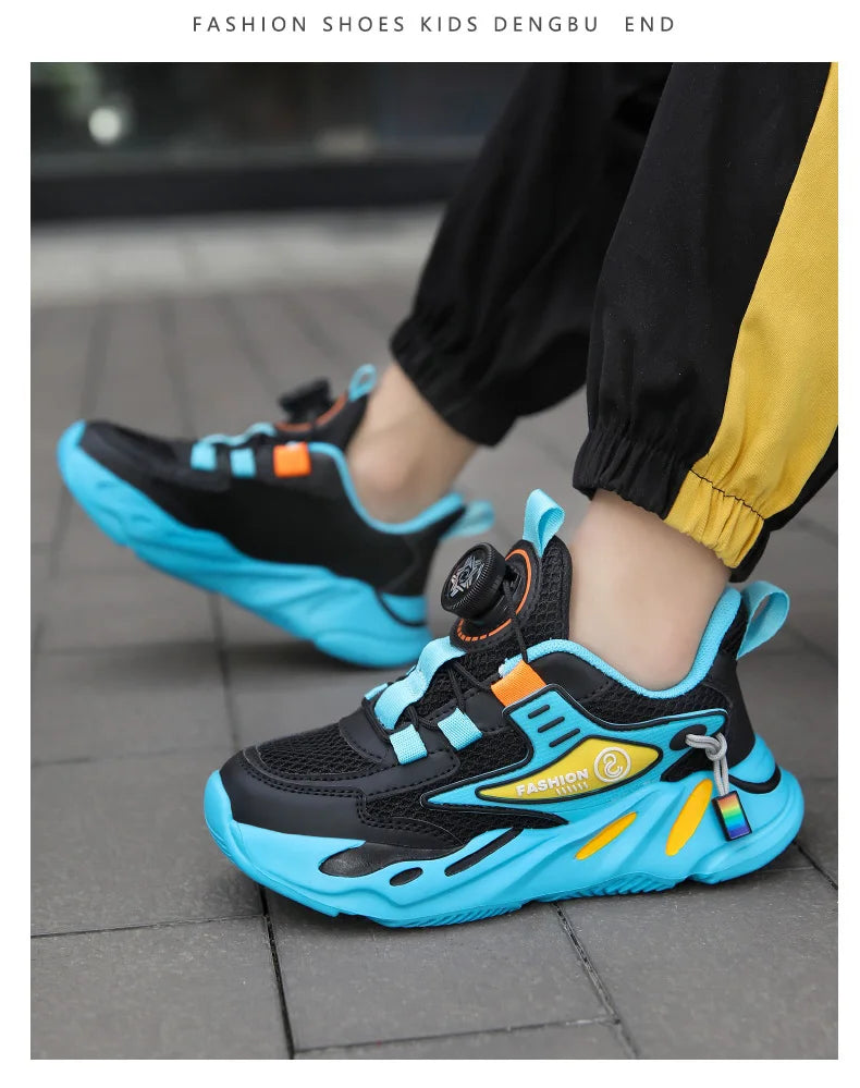 New Arrival Spring Autumn Children Running Shoes Non-slip For Boys Girls Brand Leather Comfort Kids Lightweight Fashion Sneakers