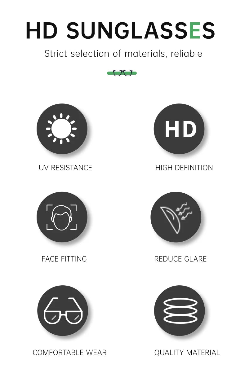 Classic Oversized Square Sunglasses Men 2024 Luxury Brand Trendy Metal Big Frame Goggles Eyewear Stylish Sun Glasses For Ladies