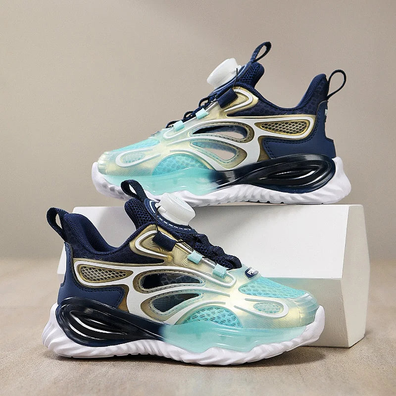 Childrens Running Shoes for Girls Breathable Mesh Soft Anti Slip Wear-resistant Sneakers Trendy Casual Sports Shoes for Kids