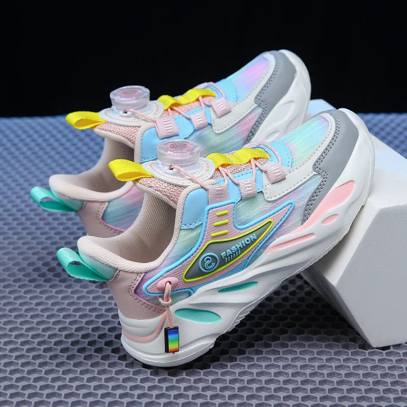 New Arrival Spring Autumn Children Running Shoes Non-slip For Boys Girls Brand Leather Comfort Kids Lightweight Fashion Sneakers