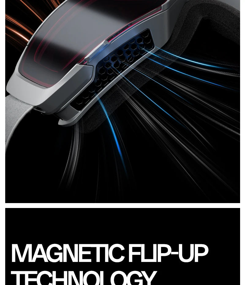 Kapvoe Men Outdoor Photochromic Snow Goggles Ski Goggles Winter Snowmobile Snowboard Anti-Fog Mask Women UV400 Sports Glasses