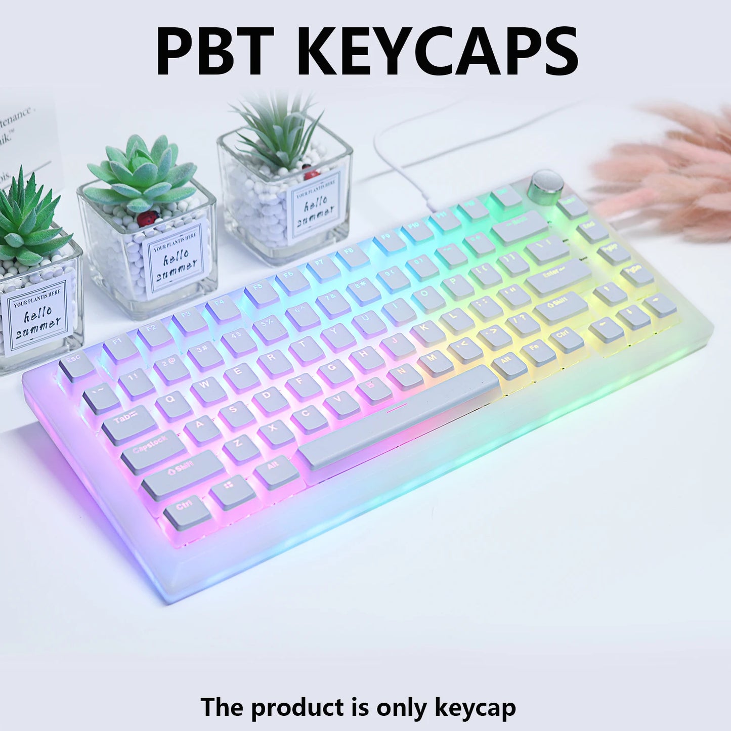 PBT Pudding Keycaps 129 keys Keycap OEM Profile Key cap For Mechanical Keyboard kit Mx Switch RGB backlit 87 104 Gamer Keyboards