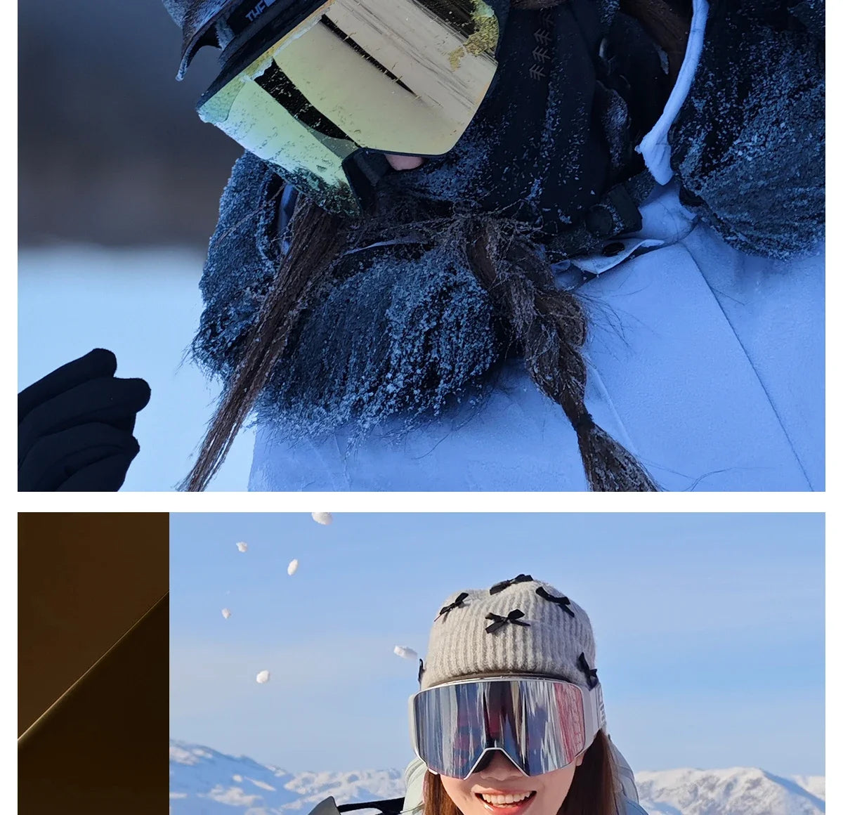 Kapvoe Men Outdoor Photochromic Snow Goggles Ski Goggles Winter Snowmobile Snowboard Anti-Fog Mask Women UV400 Sports Glasses