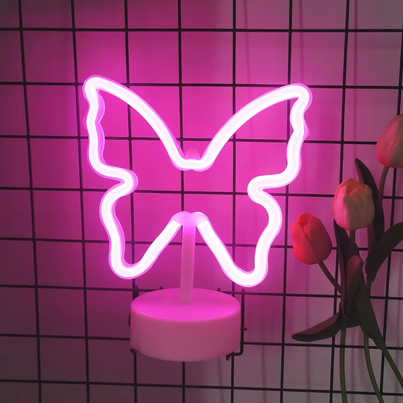 1 Piece, Countertop Decorative Lighting Neon Sign, USB or 3*Aa Battery Powered, Suitable for Holiday Party, Kitchen Home Lighting, Room Decoration Night Light (Battery Not Included)