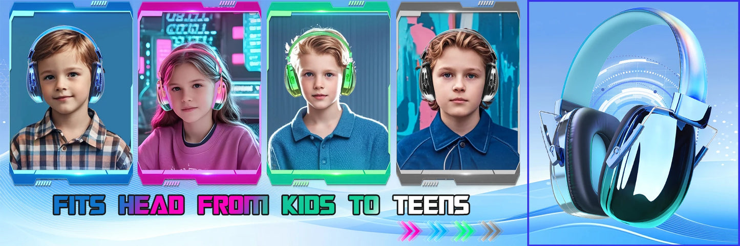 Fashionable Electroplated Earmuffs Kids Hearing protector Anti-noise Headphones For Autism children  Ear Defenders Toddlers Gift