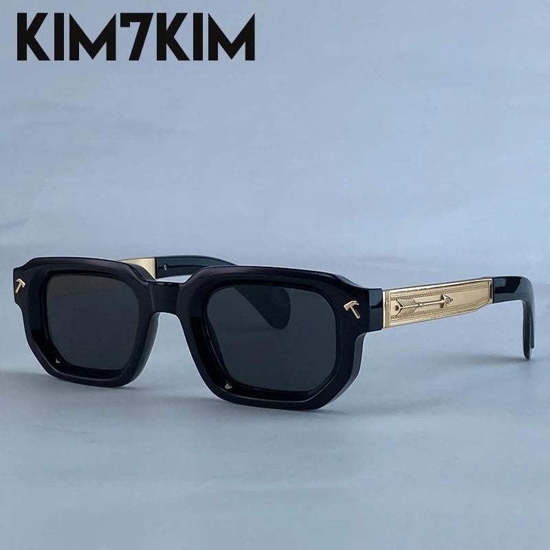 Polarized Square Punk Sunglasses Men 2025 Luxury Brand Classic Rectangle Sunglass UV400 Driving Eyewear Fashion Outdoor Shades