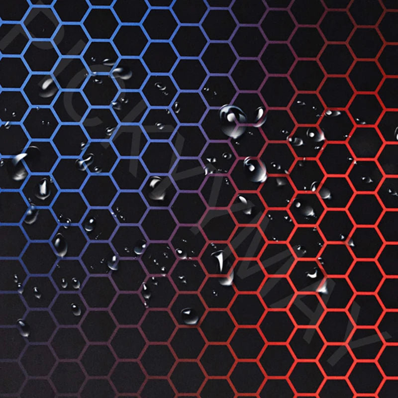 Geometry Large RGB Gamer Mousepad 40x90cm Mouse Mat Gaming Mousepads LED Keyboard Mats Luminous Desk Pads Mouse Pad For PC