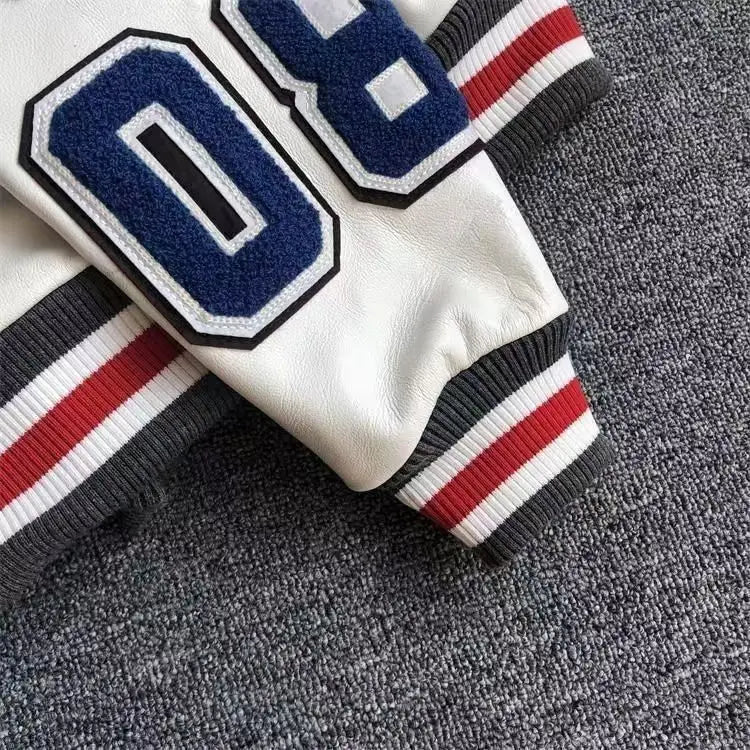 Streetwear Men Bomber Varsity Jackets Embroidery Pu Leather Jacket Baseball Motorcycle Coat Outerwear Winter Men Clothing Unisex
