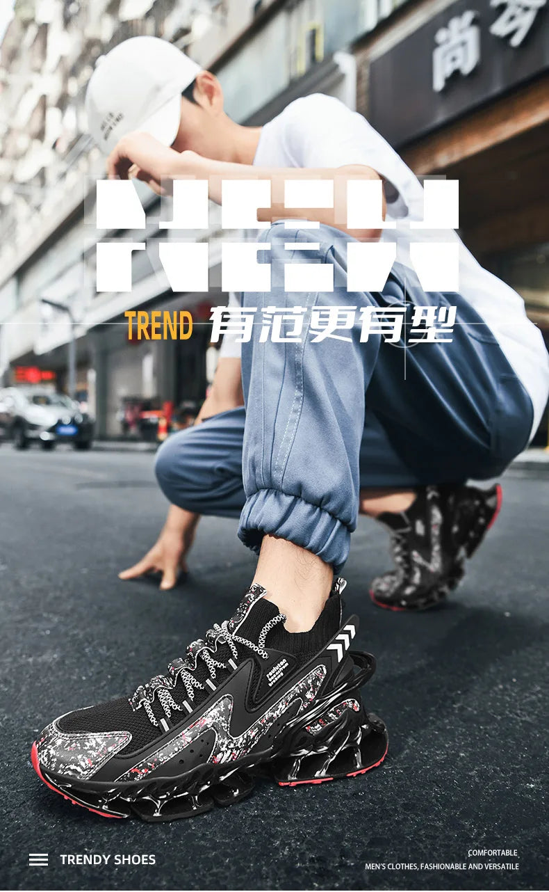 Men shoes Sneakers Male tenis Luxury shoes Mens casual Shoes Trainer Race Breathable Shoes fashion blade running Shoes for men