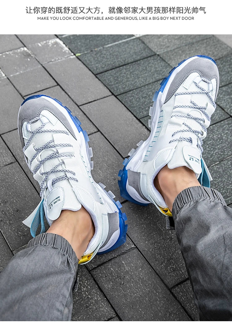 Women Casual plus size Shoes Fashion Breathable Walking Mesh Flat Shoe Sneakers Women Gym Vulcanized Shoes White Female Footwea