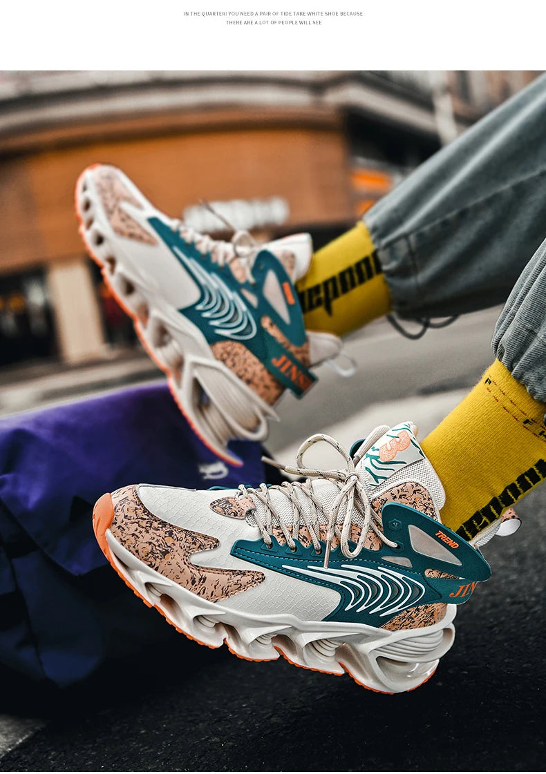 Men shoes Sneakers Male Luxury shoes Mens trend casual Shoes Trainer Race Breathable Shoes tenagers fashion blade running shoes