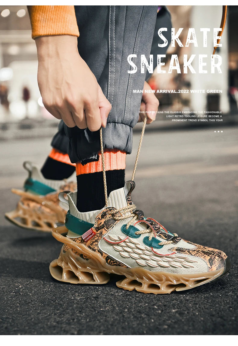 Men shoes Sneakers Male tenis Luxury shoes Mens casual Shoes Trainer Race Breathable Shoes fashion blade running Shoes for men