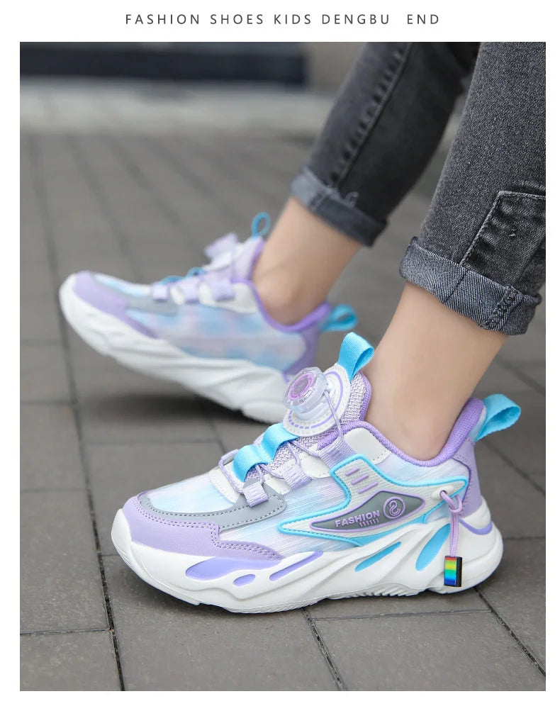 New Arrival Spring Autumn Children Running Shoes Non-slip For Boys Girls Brand Leather Comfort Kids Lightweight Fashion Sneakers