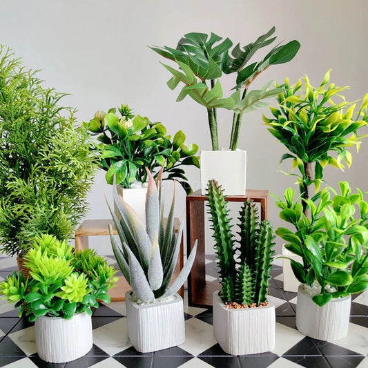 1/6 Scale Miniature Dollhouse Plant Simulation Monstera deliciosa Liebm Model Mini Decoration for Blyth BJD Doll Accessories Toy