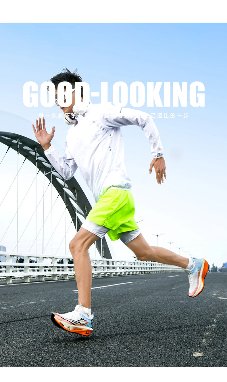 Running Shoes Speciality Carbon Board Marathon Men Sports Breathable Lightweight Women's Comfortable Athletic Nonskid Sneakers