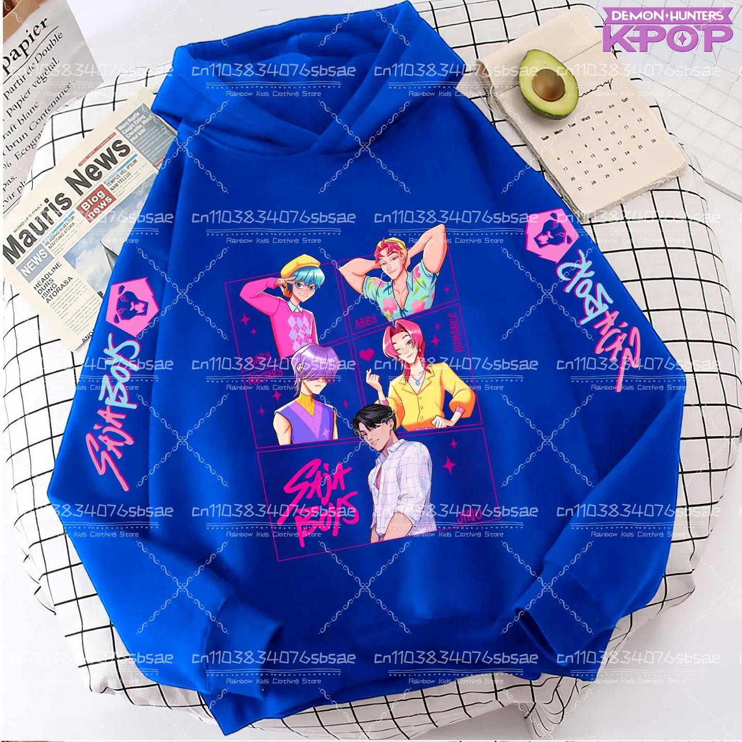 K-pop Saja Boys Demon Hunters 2025 Graphic Hoodies for Men Women Fashion Sweatshirt Long Sleeve Casual Fleece Hooded Streetwear