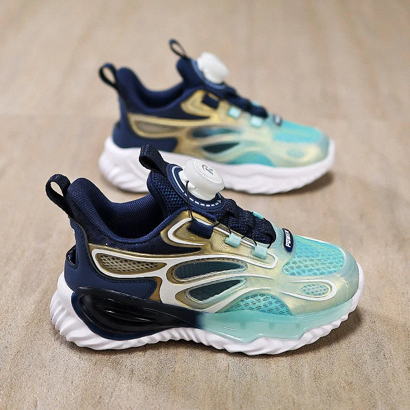 Childrens Running Shoes for Girls Breathable Mesh Soft Anti Slip Wear-resistant Sneakers Trendy Casual Sports Shoes for Kids