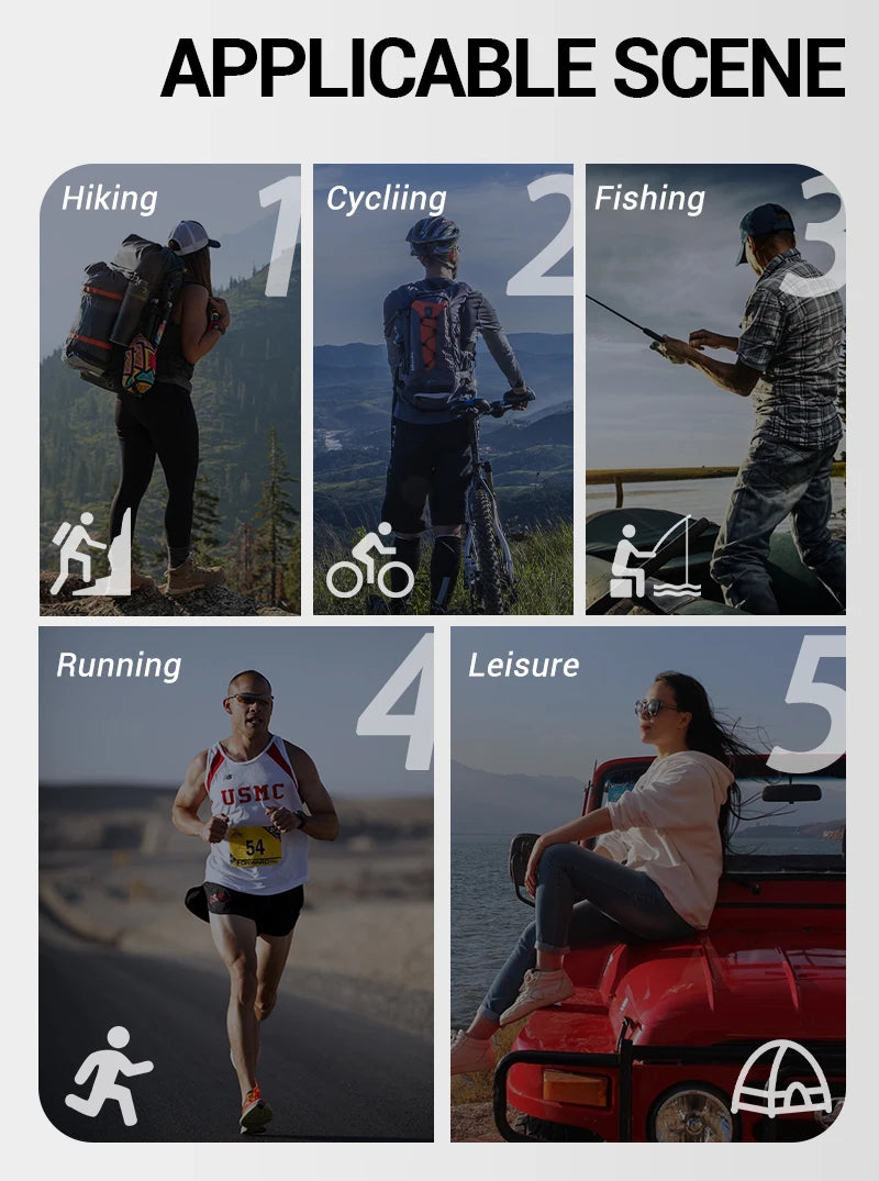 Scvcn Color Photochromic Sunglasses Cycling Glasses Sports for Men Mountain Bike Road Bicycle Fashion Eyewear Goggles UV400 MTB