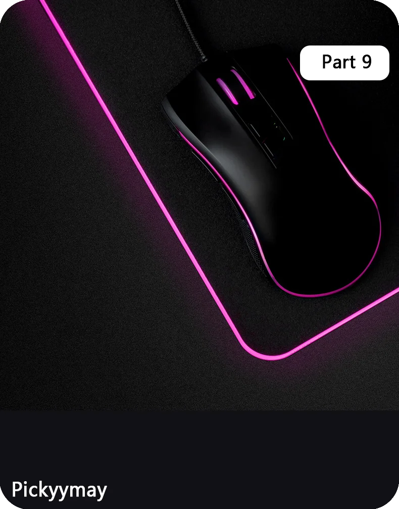 Space Large RGB Mouse Pad Gaming Mousepad LED Mouse Mat Gamer Mousemats Table Pads PC Desk Mat RGB Keyboard Mat XXL 90x40cm