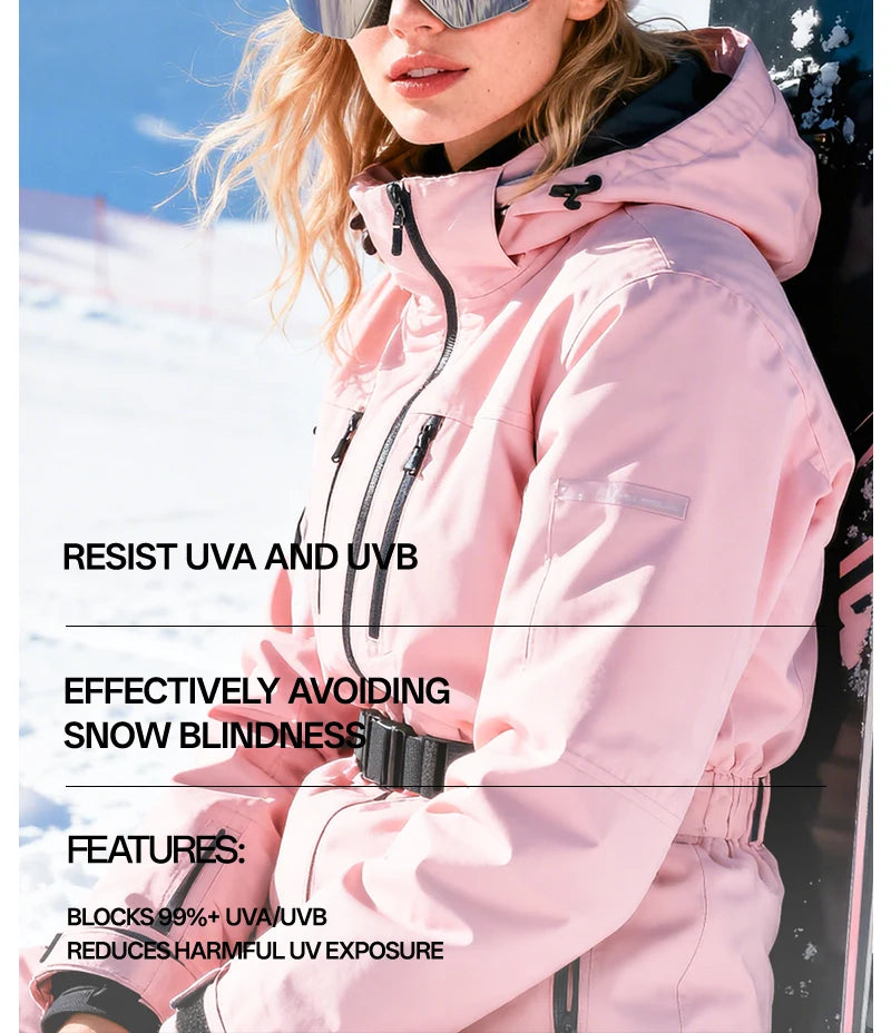 Kapvoe Men Outdoor Photochromic Snow Goggles Ski Goggles Winter Snowmobile Snowboard Anti-Fog Mask Women UV400 Sports Glasses