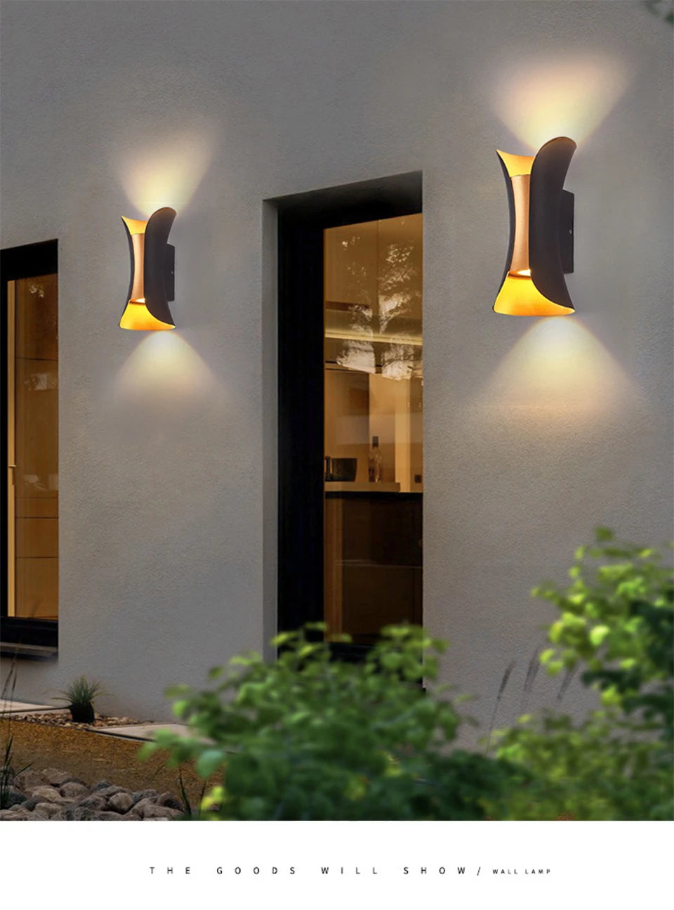 LED Wall Lamp Light 10W 85-265V Cold White Warm White ABS Material Waterproof Rainproof Modern Minimalist Style Home Outdoor