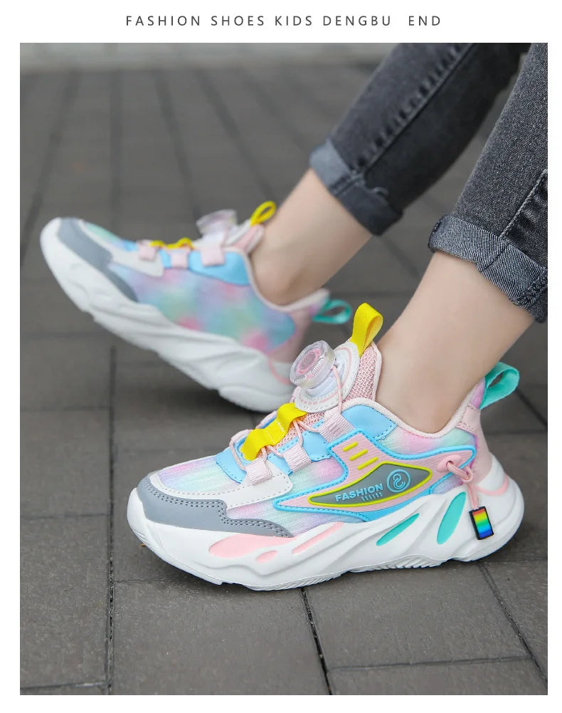 New Arrival Spring Autumn Children Running Shoes Non-slip For Boys Girls Brand Leather Comfort Kids Lightweight Fashion Sneakers