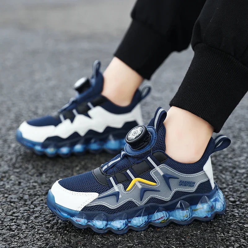 Children's Sport Shoes Boys' Fashion Running Leisure Mesh Comforthable Outdoor Kids Shoes Casual Tennis Light Sneakers Tennis