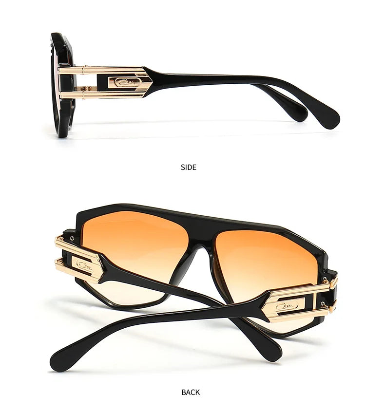 Retro Men's Sunglasses Square Sunglasses For Men Women Cyberpunk Style Glasses Anti Glare UV400 Go To Fishing Travel Driving