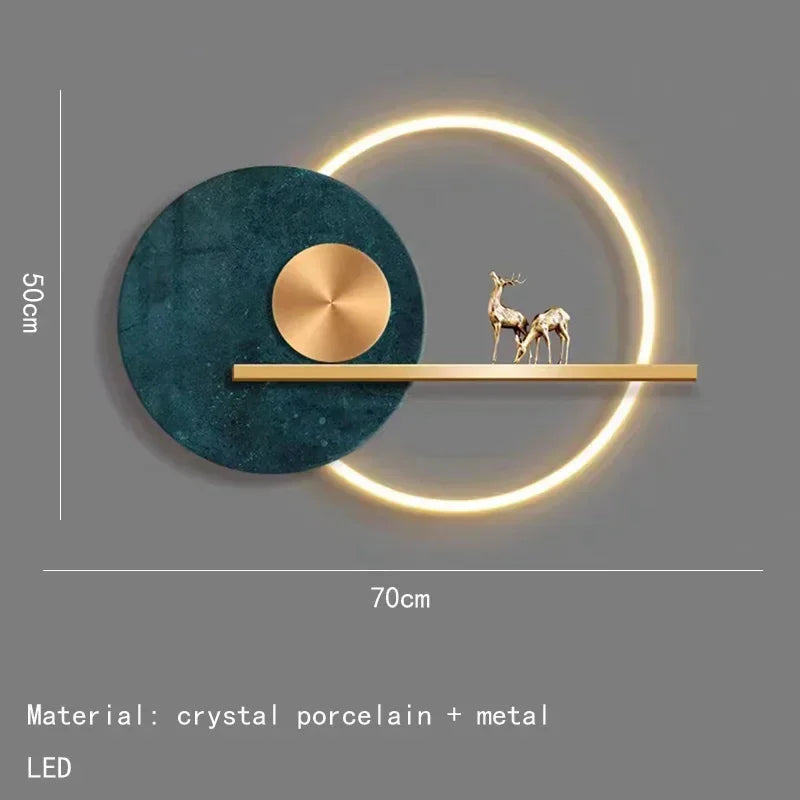 Designer Multiple Styles LED Wall Light Sconce Colorful Metal Parlor Restaurant Bedside Lamp Minimalist Art Deco Dropshipping