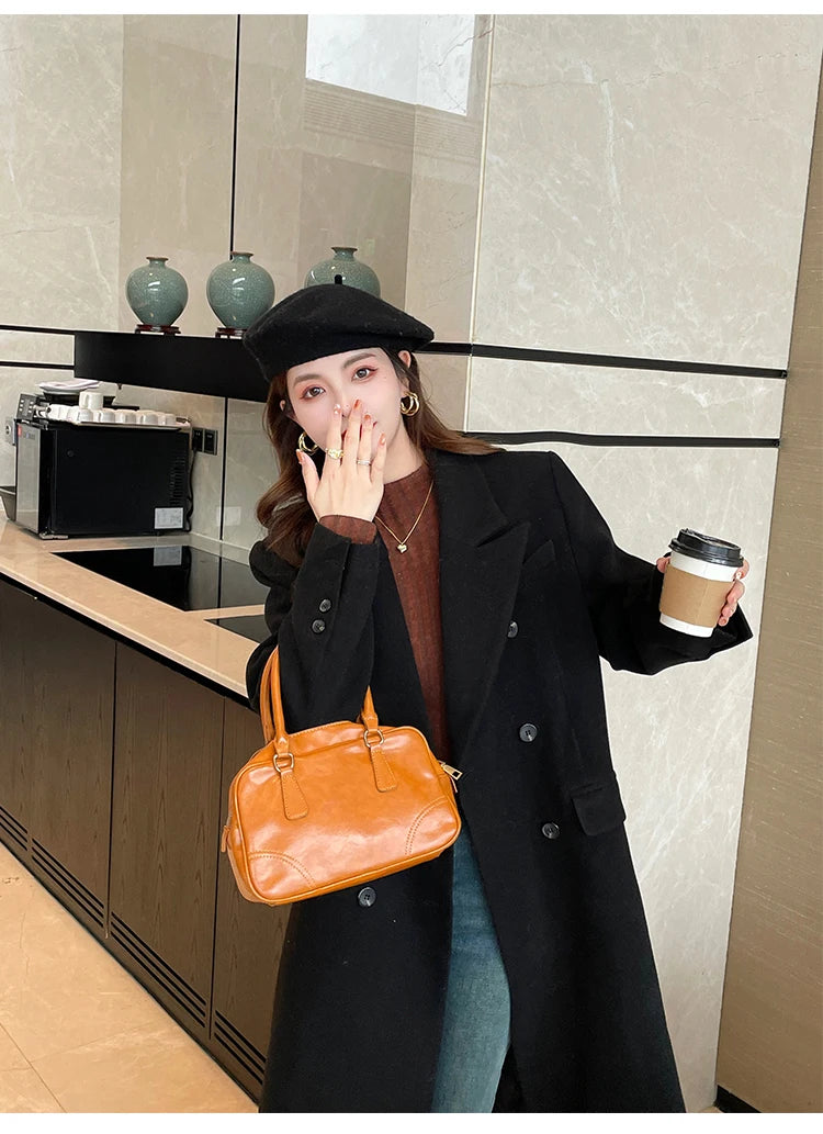 2025 Knitted Pullover Thick Warm Turtleneck Sweater Women Tops Lined Sweater Autumn Winter Streetwear Jersey Knitwear Jumper