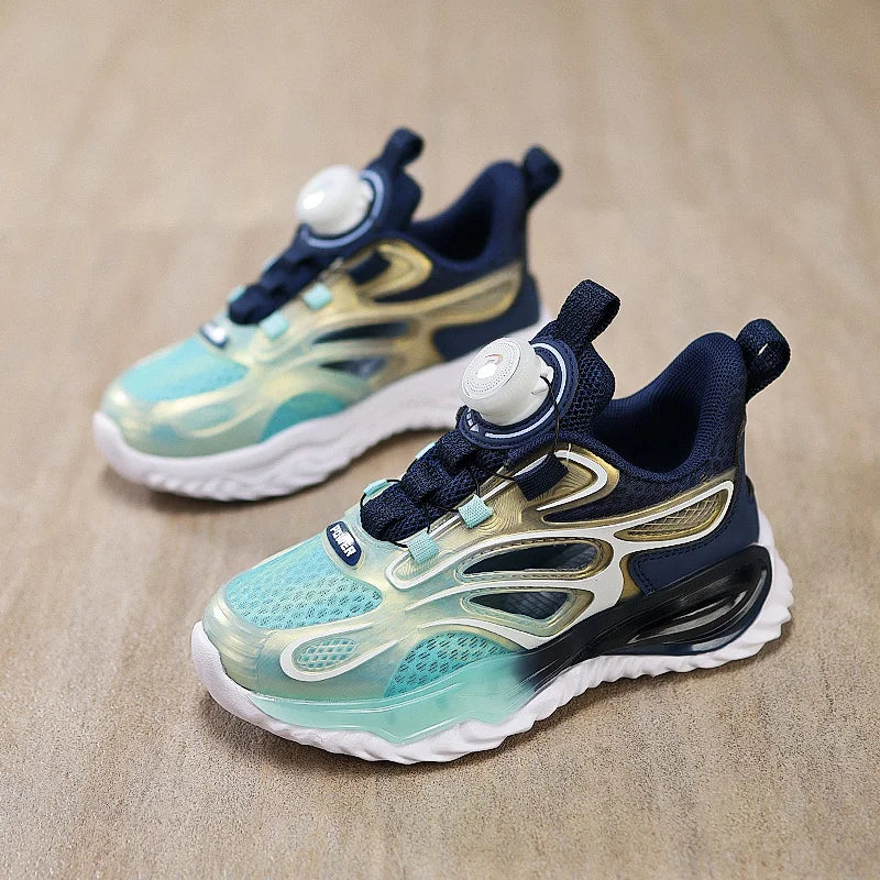 Childrens Running Shoes for Girls Breathable Mesh Soft Anti Slip Wear-resistant Sneakers Trendy Casual Sports Shoes for Kids