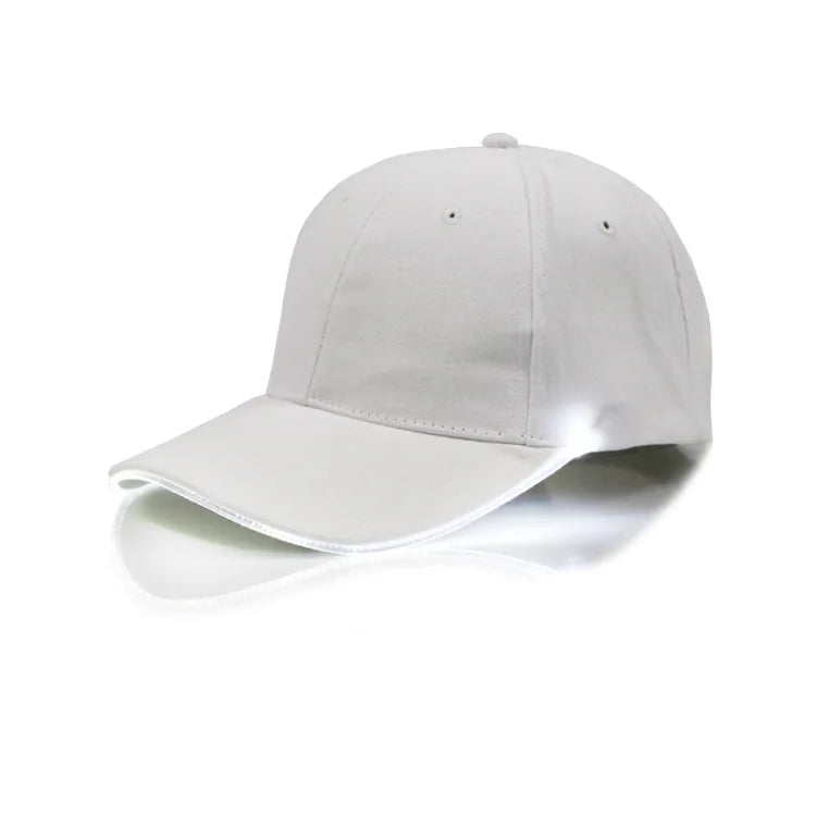 Fiber Optic Cap LED Hat with 7 Colors Luminous Glowing EDC Baseball Hats USB Charging Light Up Caps Performance Led Cap