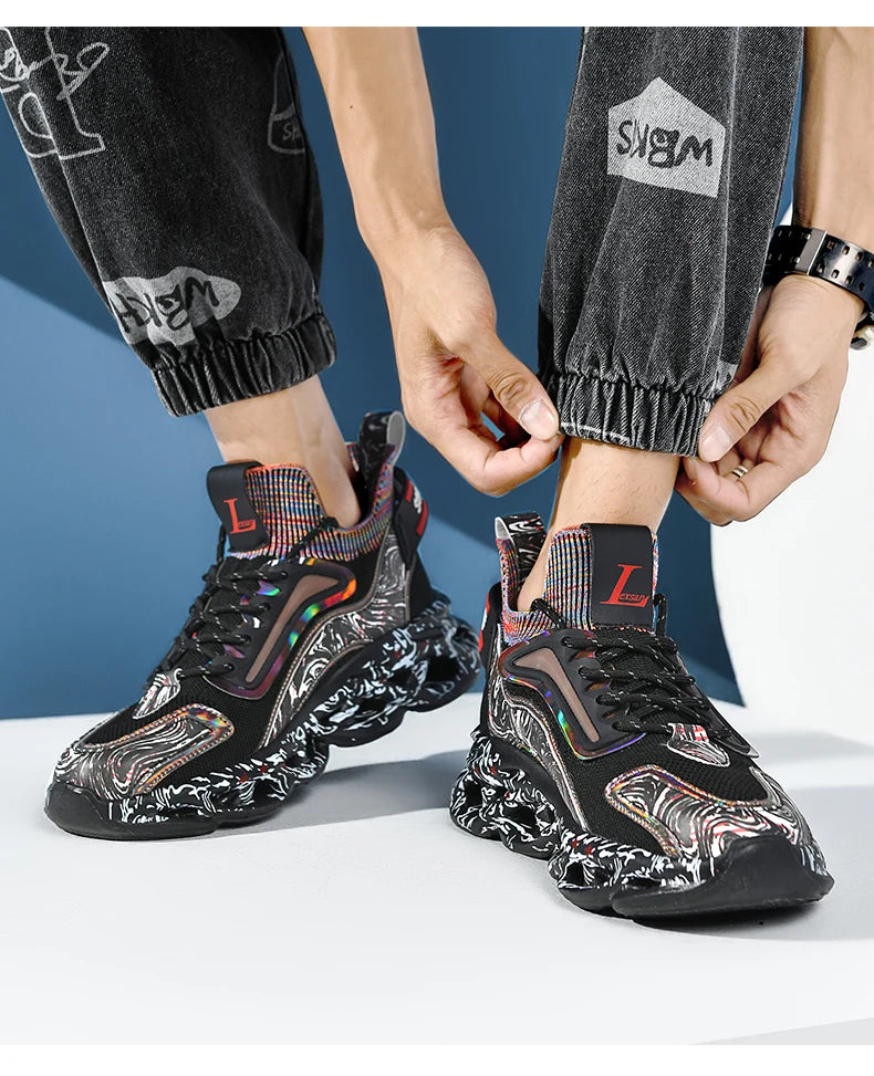 men shoes Sneakers Male tenis Luxury designer shoes Mens casual Shoes platform Shoes fashion Blade loafers running Shoe for men