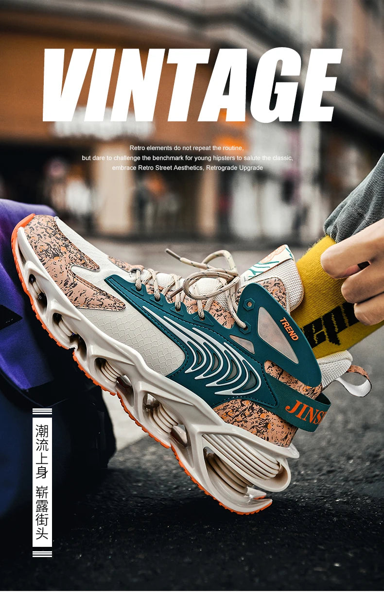 Men shoes Sneakers Male Luxury shoes Mens trend casual Shoes Trainer Race Breathable Shoes tenagers fashion blade running shoes