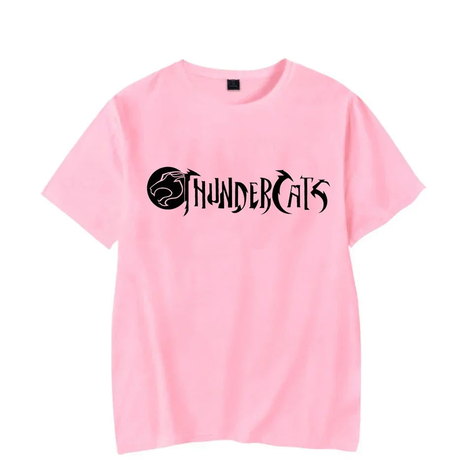 ThunderCat Luminous T-shirt Mens Fashion Casual Short Sleeve Round Neck Tops Mens Clothing Hipster Glowing ThunderCat T-shirt