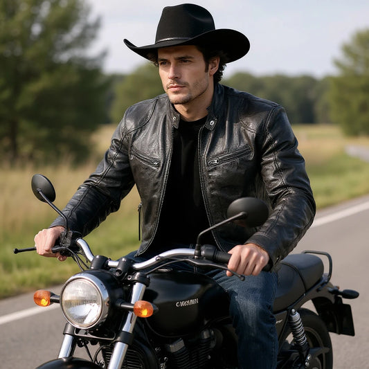 PU Leather Motorcycle Jacket Men's Chaqueta Moto Spring Autumn Motorbike Motocross Riding Jacket Protective Gear Racing Clothing