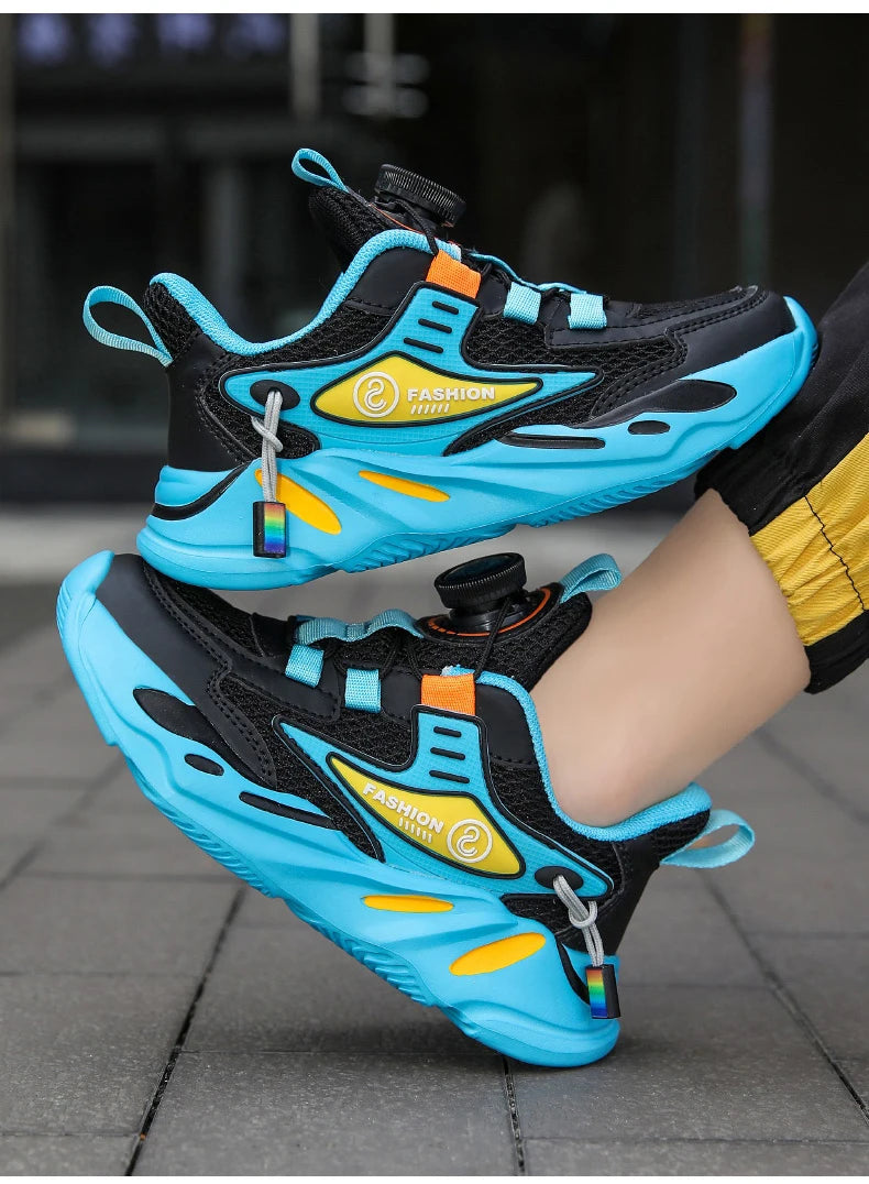 New Arrival Spring Autumn Children Running Shoes Non-slip For Boys Girls Brand Leather Comfort Kids Lightweight Fashion Sneakers