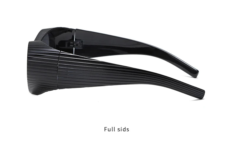 New Alien Uv Resistant Sunglasses, Punk Goggles, Futuristic Y2k Large Frame Integrated Sunglasses 7751