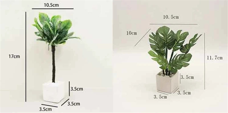 1/6 Scale Miniature Dollhouse Plant Simulation Monstera deliciosa Liebm Model Mini Decoration for Blyth BJD Doll Accessories Toy