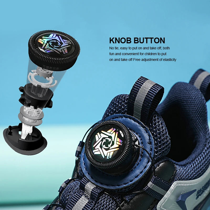 Children's Sport Shoes Boys' Fashion Running Leisure Mesh Comforthable Outdoor Kids Shoes Casual Tennis Light Sneakers Tennis