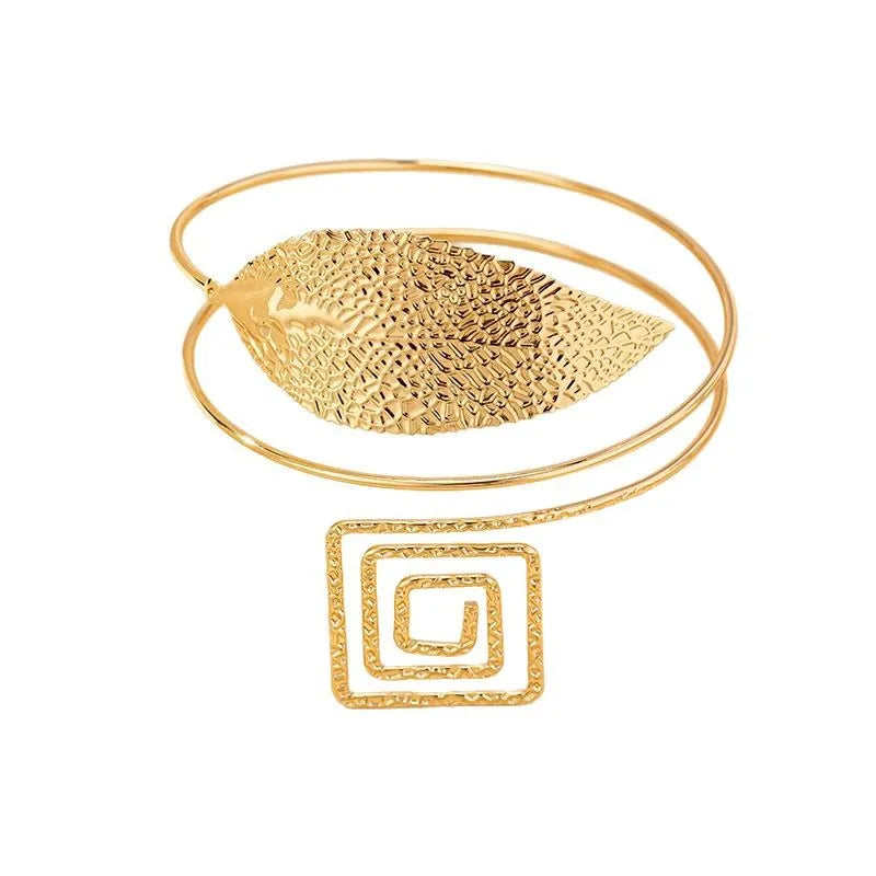 Arm Bracelet Leaf Square Chain Women Girls Gifts Fashion Jewelry Hot Sale Party Gift 2025 New Style