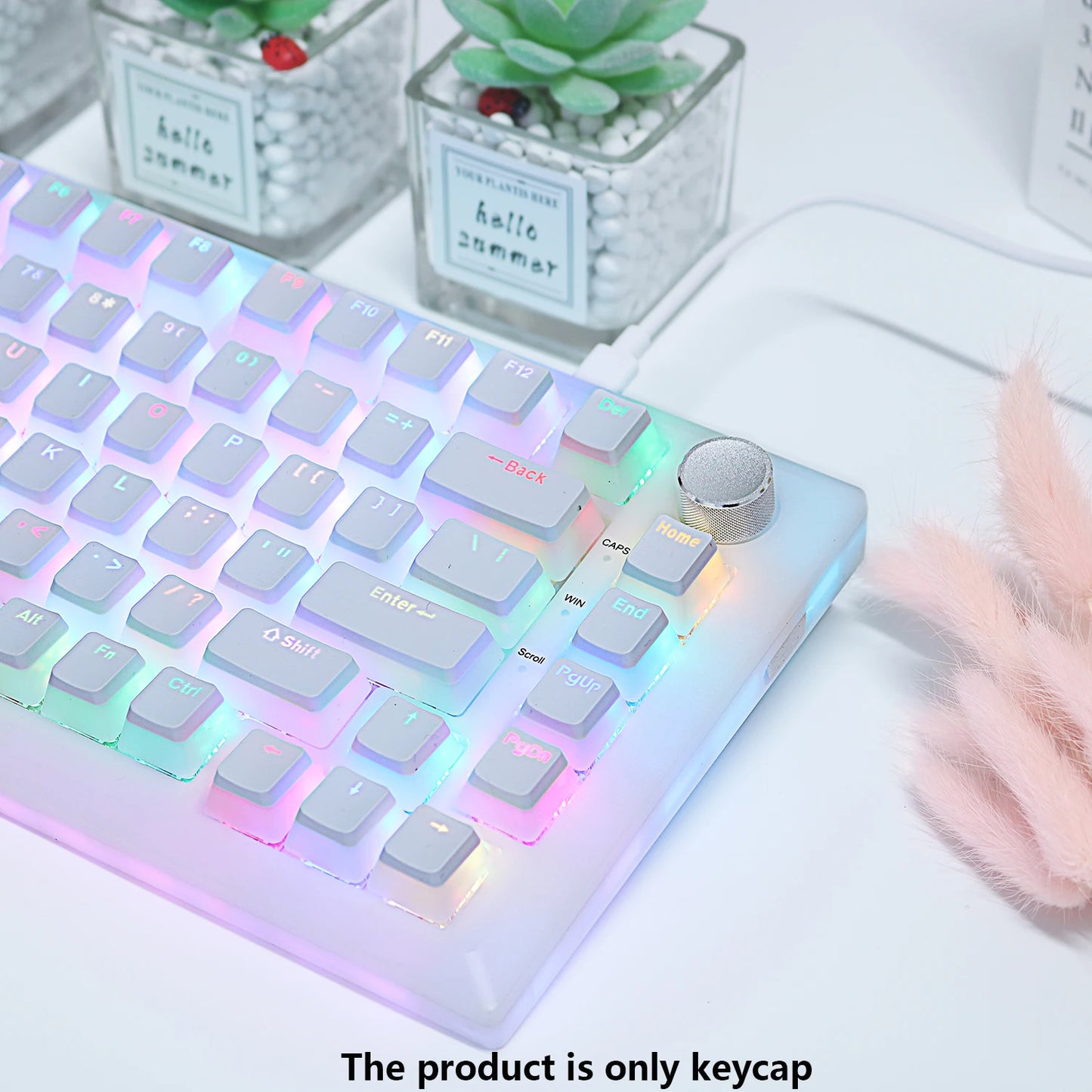 PBT Pudding Keycaps 129 keys Keycap OEM Profile Key cap For Mechanical Keyboard kit Mx Switch RGB backlit 87 104 Gamer Keyboards