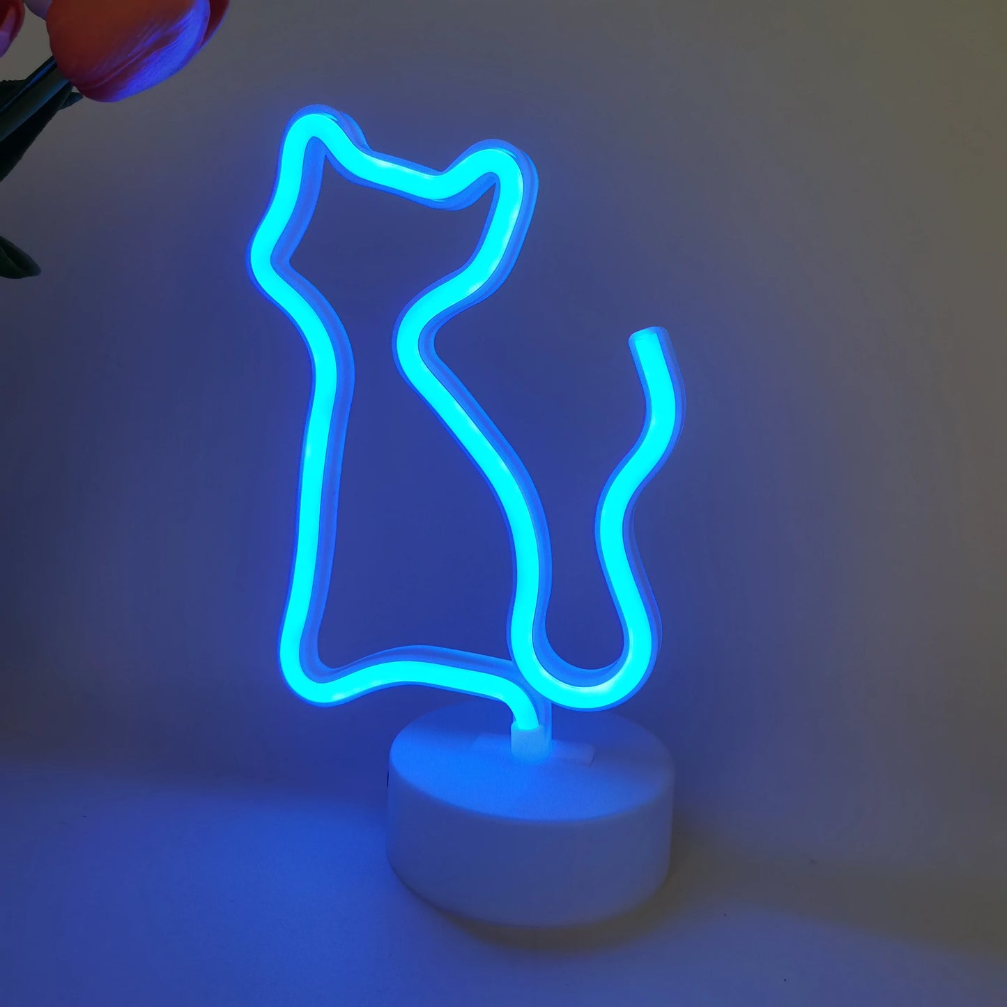 1 Piece, Countertop Decorative Lighting Neon Sign, USB or 3*Aa Battery Powered, Suitable for Holiday Party, Kitchen Home Lighting, Room Decoration Night Light (Battery Not Included)