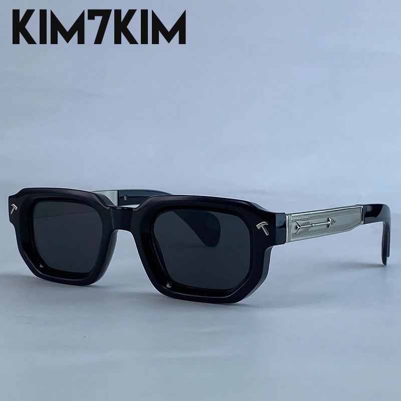 Polarized Square Punk Sunglasses Men 2025 Luxury Brand Classic Rectangle Sunglass UV400 Driving Eyewear Fashion Outdoor Shades