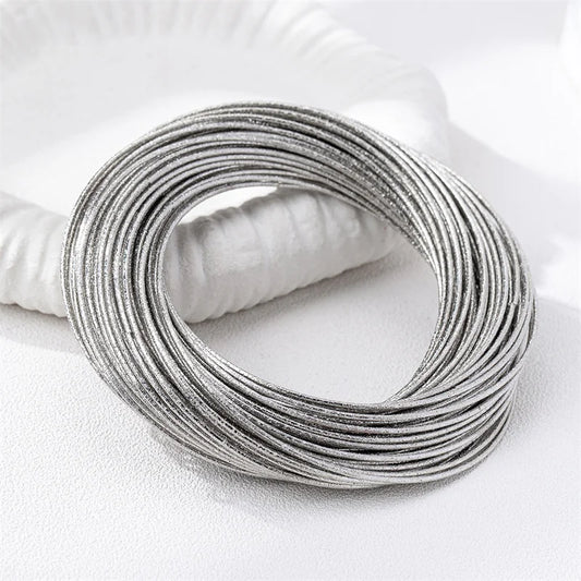 XIALUOKE European American Style Metal Multi-layer Line Wrapping Bracelet For Women Personality Catwalk Wrist Jewelry Wholesale