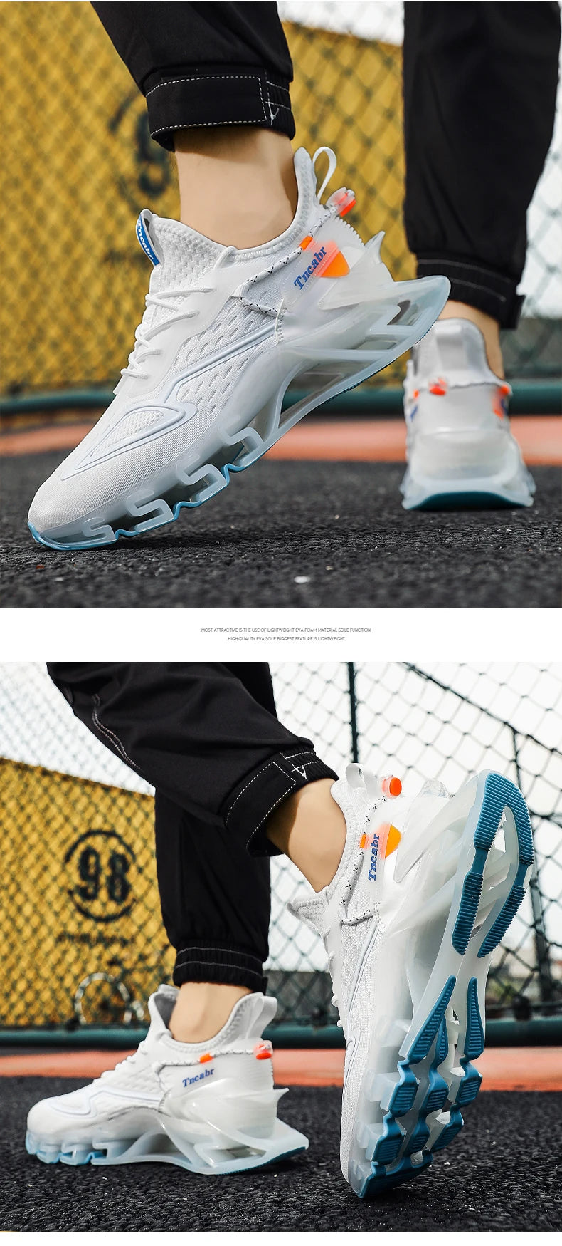 Men Sneakers Outdoor Sports Casual Comfortable Tennis Shoes New Summer Mesh Rebound Versatile Fashion Running Shoes Large 39-46